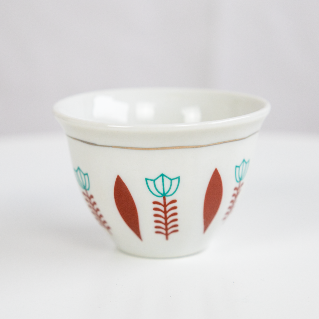 Porzellantassen äthiopisches Design