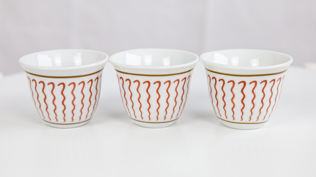 Porzellantassen eritreisches Design