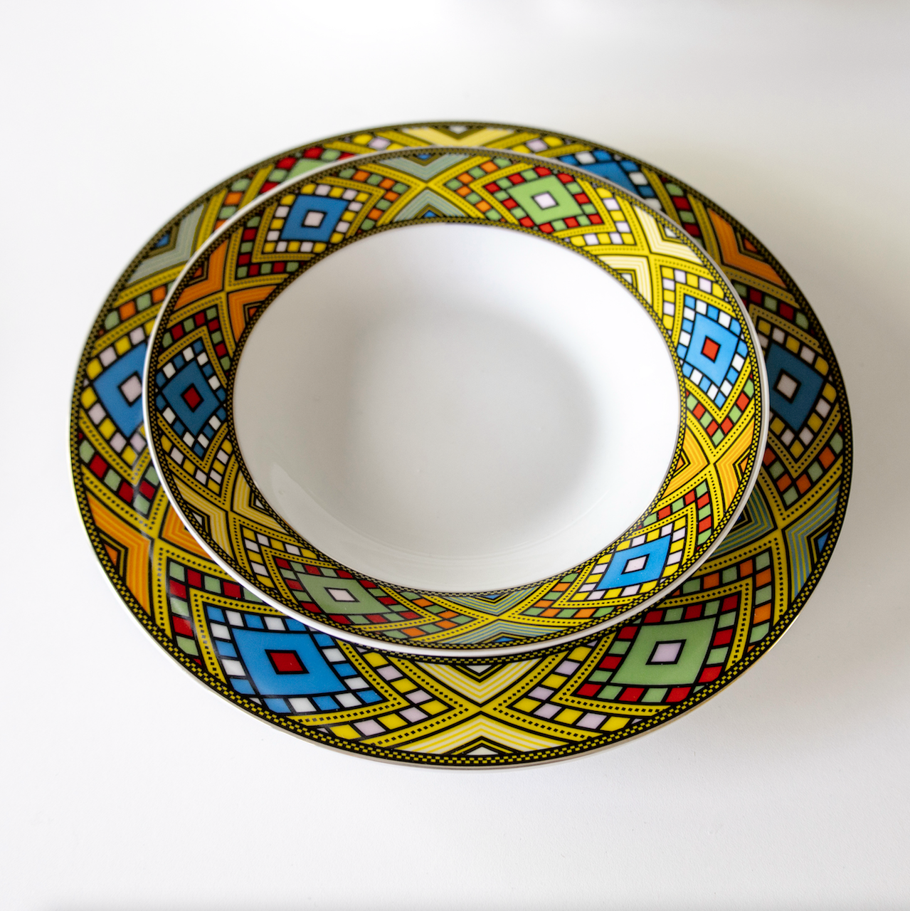 Porzellan Dinner Set 24-teilig