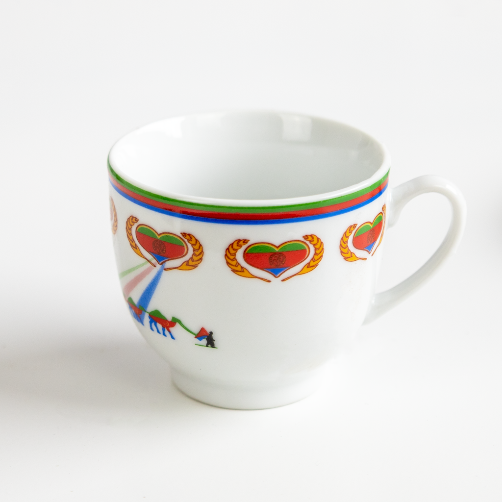 Porzellan Kaffee-Set mit Henkel