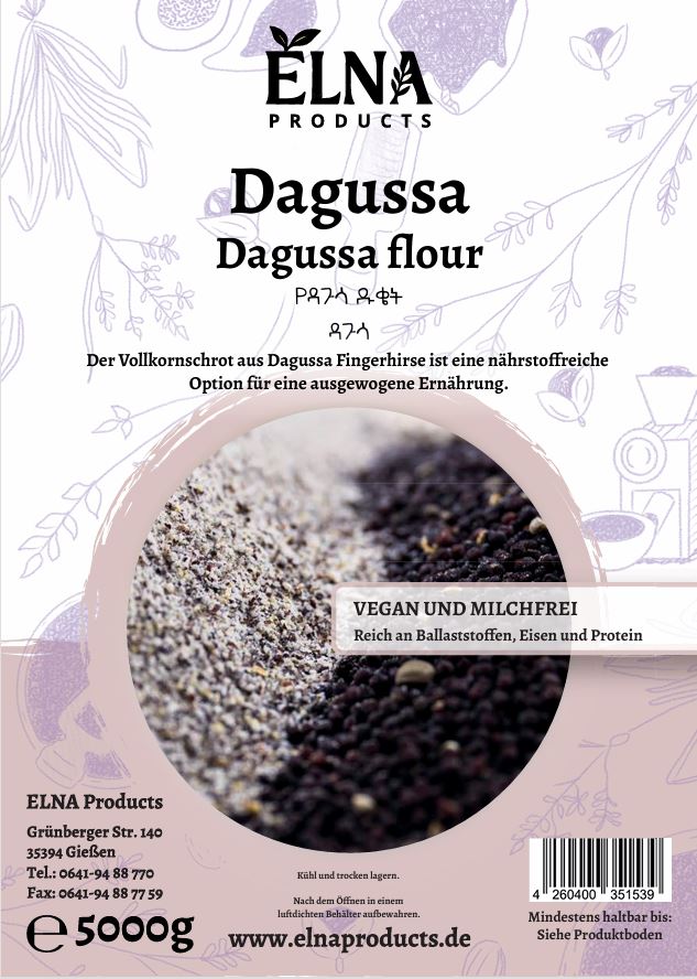 Dagussamehl የዳጉሳ ዱቄት ዳጉሳ