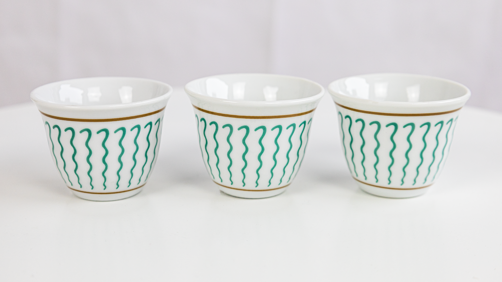 Porzellantassen eritreisches Design